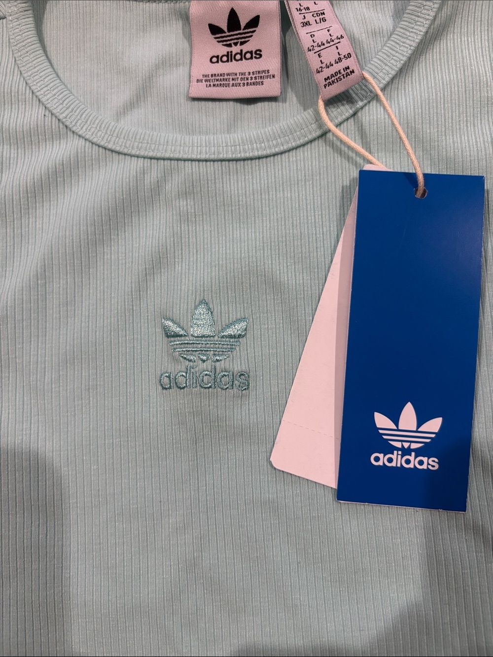Adidas Essentials Ribbed Tank Top - Picture 3 of 6